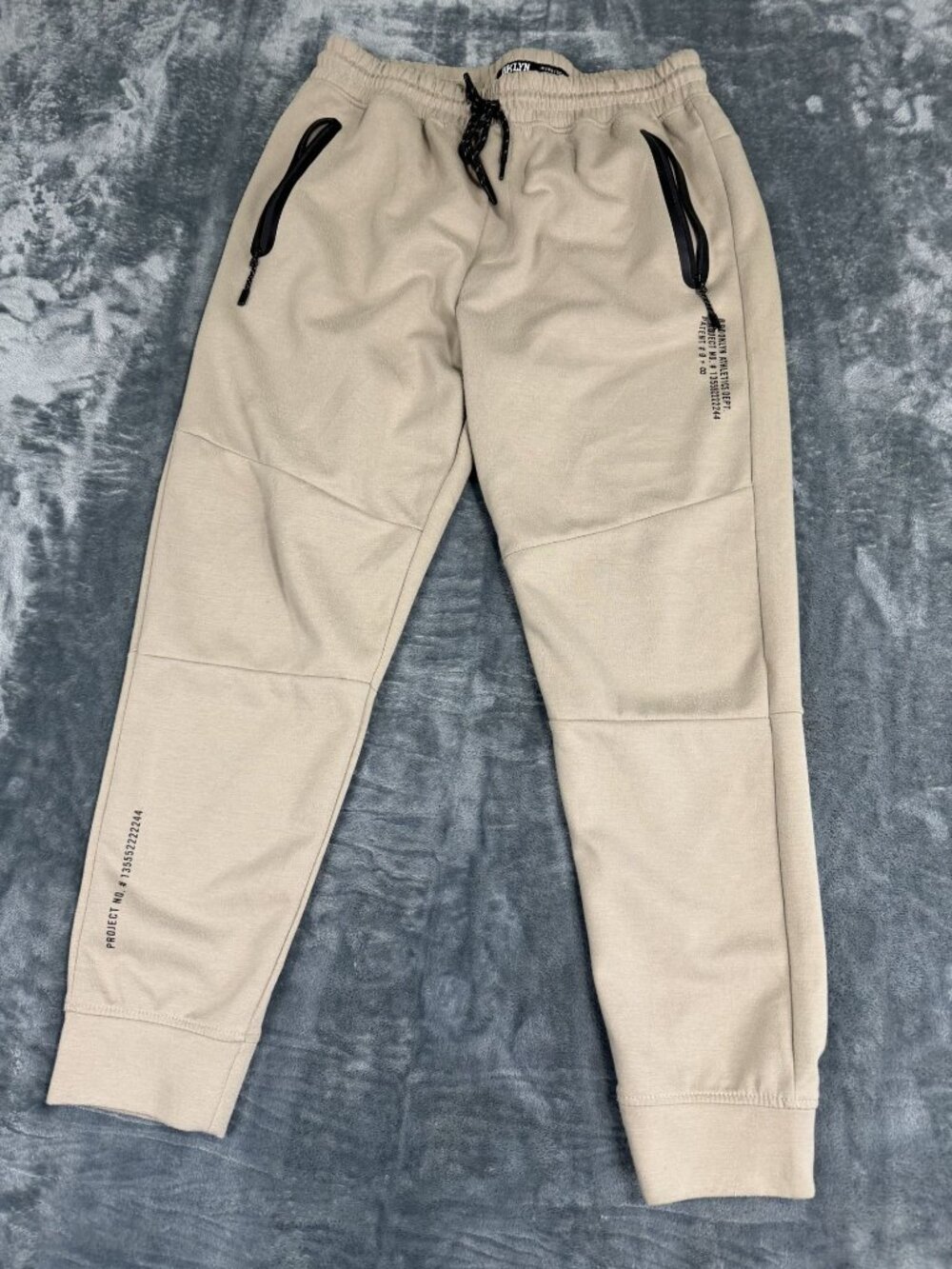 BKLYN Athletics Intertech Jogger Mens Beige Pants L